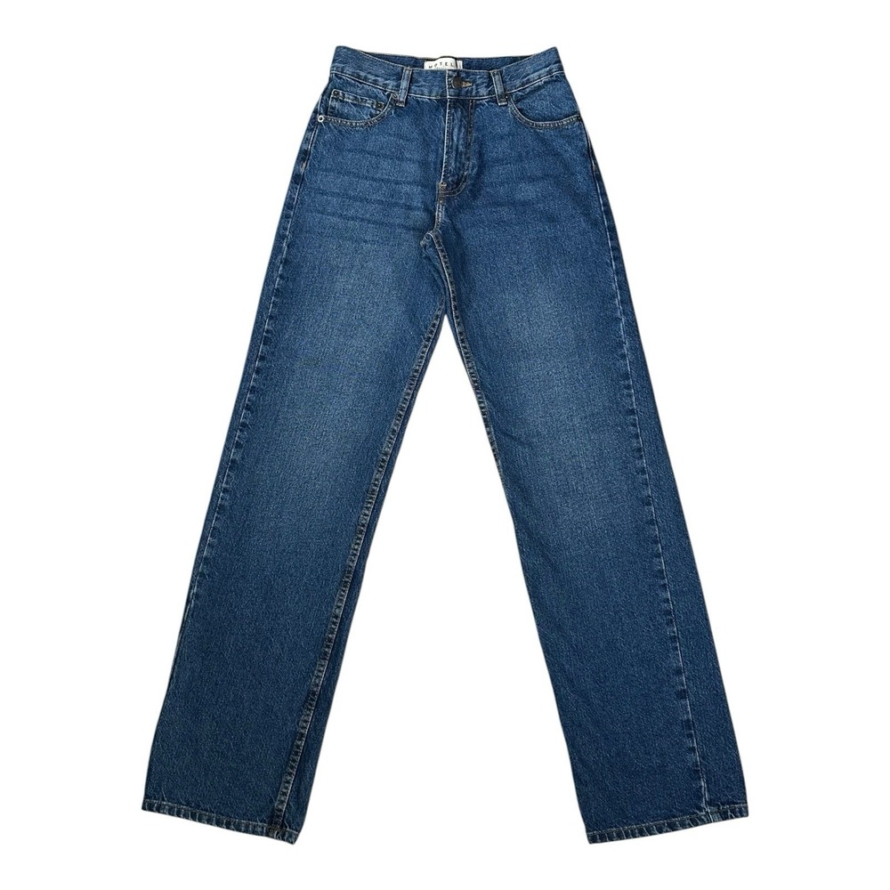 Motel‎ Rocks High Rise Straight Denim Jeans Blue Wash W26x33 See Photos